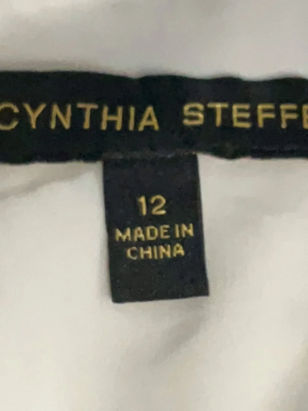 Cynthia Steffe White Lace Shift Dress – Size 12